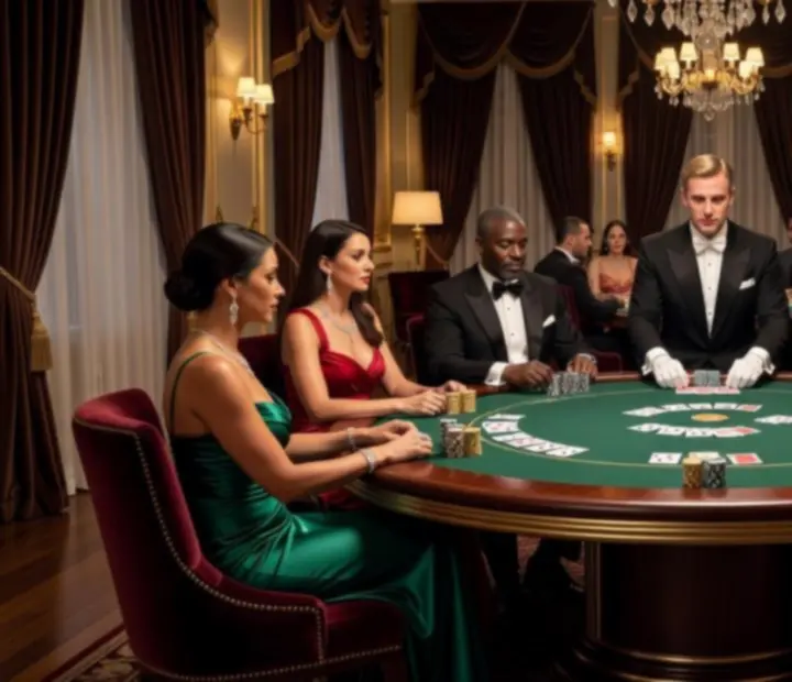Ekskluzywny wieczór pokerowy VIP w eleganckiej scenerii